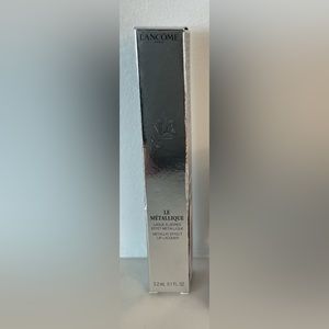 Brand New in box Lancôme metallic lip lacquer FULL Size Purple Onyx,retails $22!
